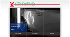Desktop Screenshot of ohne-dellen.com