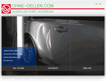 Tablet Screenshot of ohne-dellen.com